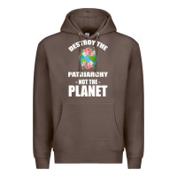 Coffee Destroy the patriarchy not the planet Premium Hoodie - Bettercallsaul