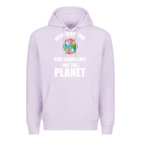 Lilac Destroy the patriarchy not the planet Premium Hoodie - Bettercallsaul