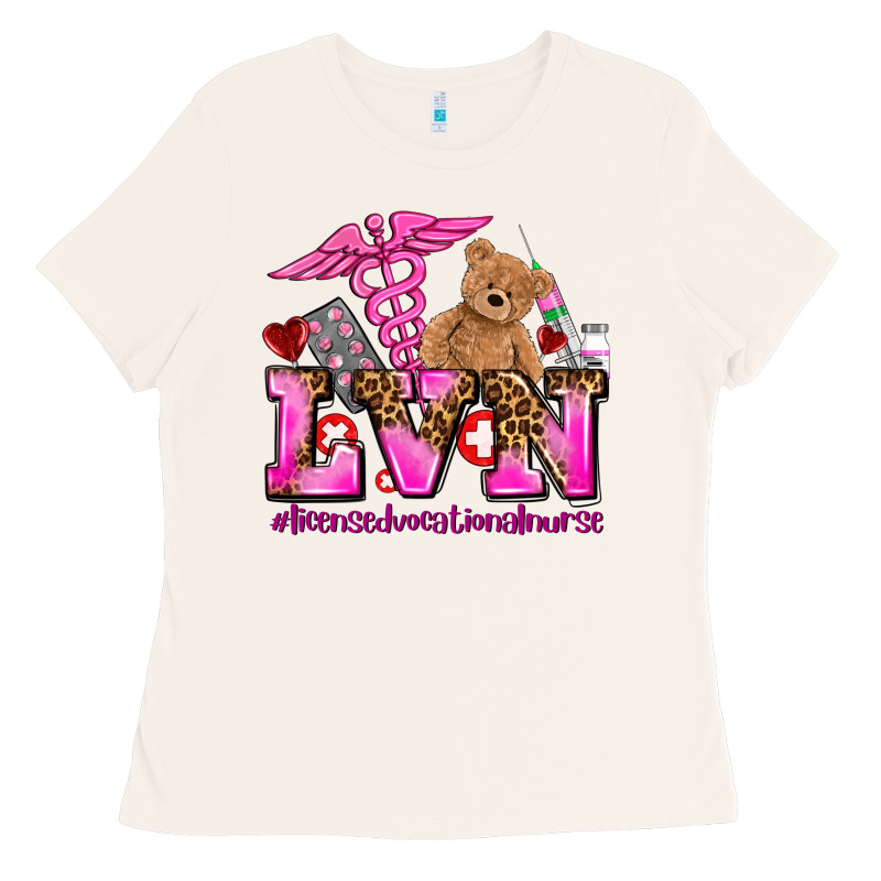 Valentines Day Lvn Licensed Vocational Nurse Ladies Tee by AdoDesignShop | Teevron