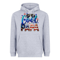 Heather Grey Cool Papa American Heavyweight Hoodie - LillyAllenDesigns