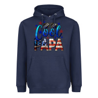Navy Cool Papa American Heavyweight Hoodie - LillyAllenDesigns