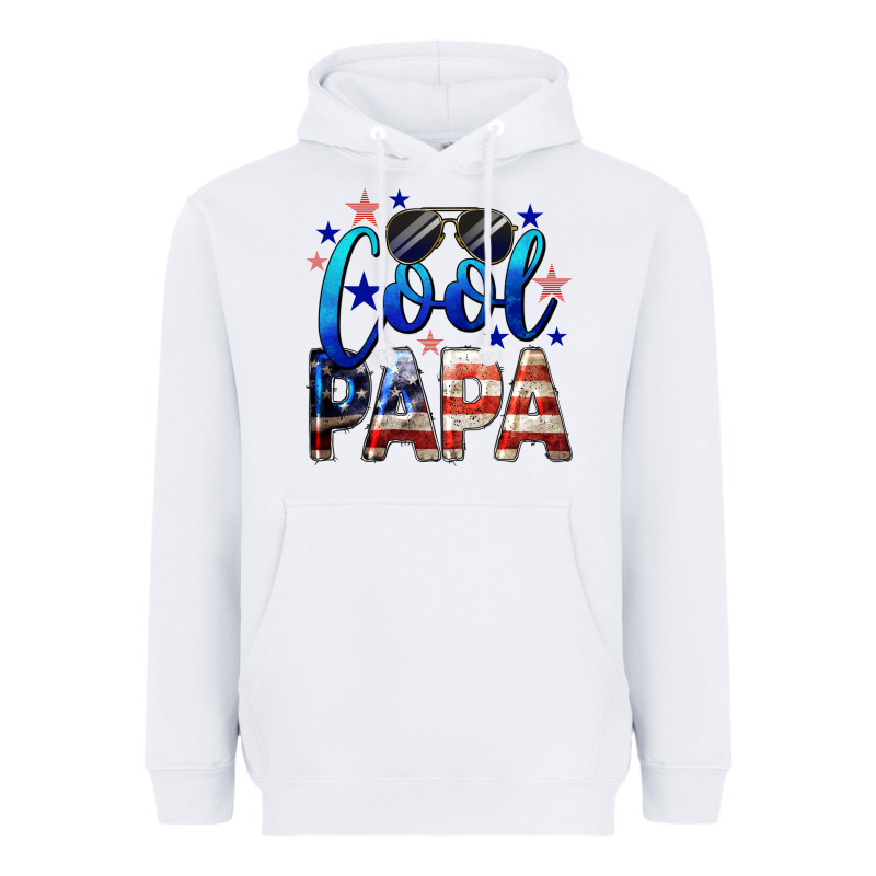 Cool Papa American Heavyweight Hoodie by LillyAllenDesigns | Teevron