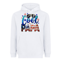 White Cool Papa American Heavyweight Hoodie - LillyAllenDesigns
