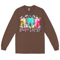Chestnut happy easter tooth Long Sleeve Tee - RacoonDesign