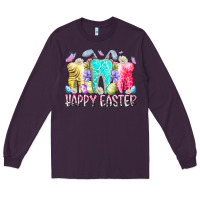 Plum happy easter tooth Long Sleeve Tee - RacoonDesign