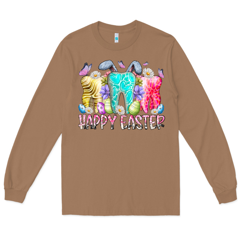 Happy Easter Tooth Long Sleeve Tee by RacoonDesign | Teevron
