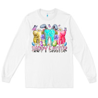 White happy easter tooth Long Sleeve Tee - RacoonDesign