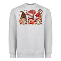 Heather Grey baseball gnomes Heavyweight Sweatshirt - Zillion Design Studio