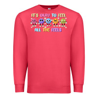 Cardinal it's okay to feel all the feels Premium Sweatshirt - MaliasSmallBusiness