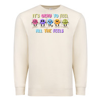 Sandshell it's okay to feel all the feels Premium Sweatshirt - MaliasSmallBusiness