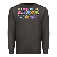 Smoke it's okay to feel all the feels Premium Sweatshirt - MaliasSmallBusiness