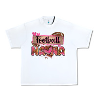 White football nana with leopard Urban Heavy Tee - Zillion Design Studio