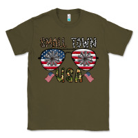 Army Green small town usa Classic Tee - CowhideDigitalArt