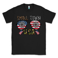 Black small town usa Classic Tee - CowhideDigitalArt