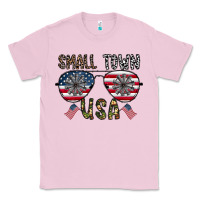 Bubblegum Pink small town usa Classic Tee - CowhideDigitalArt