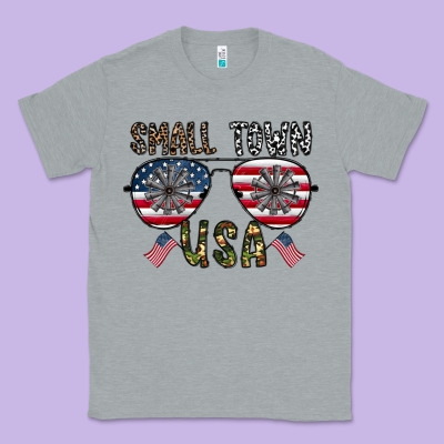 Small Town Usa Classic Tee Designed By Cowhidedigitalart