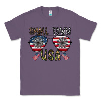 Lavender small town usa Classic Tee - CowhideDigitalArt