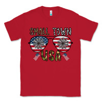 Red small town usa Classic Tee - CowhideDigitalArt
