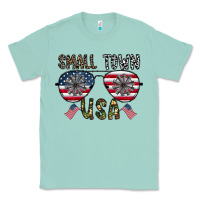 Seafoam small town usa Classic Tee - CowhideDigitalArt