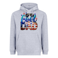 Heather Grey Cool American Dad Heavyweight Hoodie - LillyAllenDesigns