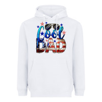White Cool American Dad Heavyweight Hoodie - LillyAllenDesigns