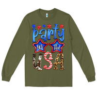 Army Green part in the usa Long Sleeve Tee - HRA Design Shop