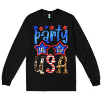 Black part in the usa Long Sleeve Tee - HRA Design Shop