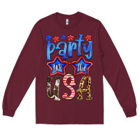 Burgundy part in the usa Long Sleeve Tee - HRA Design Shop
