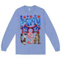 Colony Blue part in the usa Long Sleeve Tee - HRA Design Shop