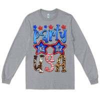 Heather Grey part in the usa Long Sleeve Tee - HRA Design Shop
