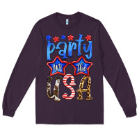 Plum part in the usa Long Sleeve Tee - HRA Design Shop