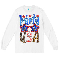 White part in the usa Long Sleeve Tee - HRA Design Shop