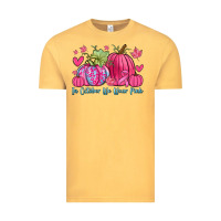 Vintage Mustard in october we wear pink Vintage Tee - Zillion Design Studio