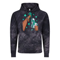 Teal Afro Girl Sneakers And Heels Vintage Hoodie | Teevron