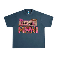 Midnight Navy football mini with leopard Urban Heavy Tee - Zillion Design Studio