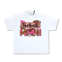 White football mini with leopard Urban Heavy Tee - Zillion Design Studio
