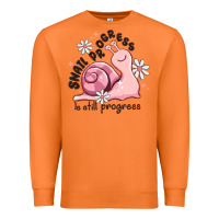 Carrot snail progress is stil progress Premium Sweatshirt - MaliasSmallBusiness