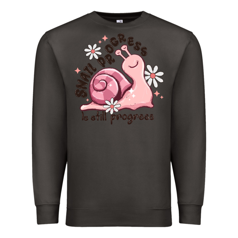 Snail Progress Is Stil Progress Premium Sweatshirt by MaliasSmallBusiness | Teevron