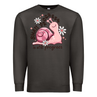 Smoke snail progress is stil progress Premium Sweatshirt - MaliasSmallBusiness