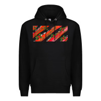 Black leopar and cowhide with mistletoe Premium Hoodie - AdoDesignShop