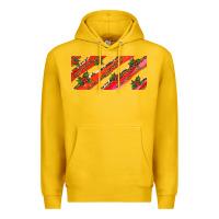 Lemon leopar and cowhide with mistletoe Premium Hoodie - AdoDesignShop