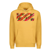 Mustard leopar and cowhide with mistletoe Premium Hoodie - AdoDesignShop