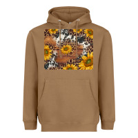 Toasted Coconut sunflowers cowhide leopard mousepad Heavyweight Hoodie - Jasminsmagicworld