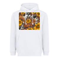 White sunflowers cowhide leopard mousepad Heavyweight Hoodie - Jasminsmagicworld