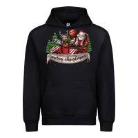 Black Merry Christmas Urban Hoodie - SublimationCraftShop