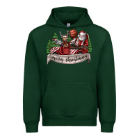 Forest Green Merry Christmas Urban Hoodie - SublimationCraftShop