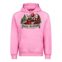 Fuchsia Pink Merry Christmas Urban Hoodie - SublimationCraftShop