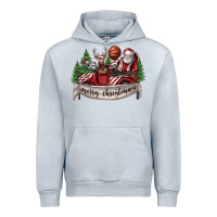 Heather Grey Merry Christmas Urban Hoodie - SublimationCraftShop