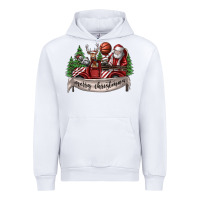 White Merry Christmas Urban Hoodie - SublimationCraftShop