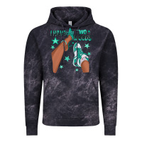 Cloud Black Teal I Have Two Moods Afro Girl Sneakers Vintage Hoodie - texasbilliewilder